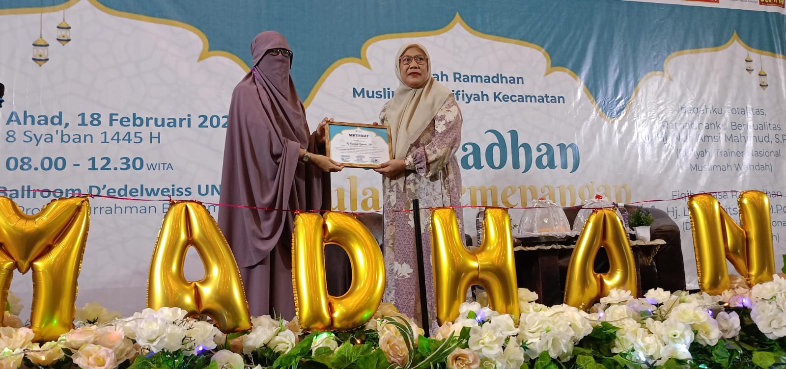 Kepala Bidang Pemberdayaan Perempuan DP3A Kota Makassar Dukung Kegiatan Daurah Ramadhan Muslimah