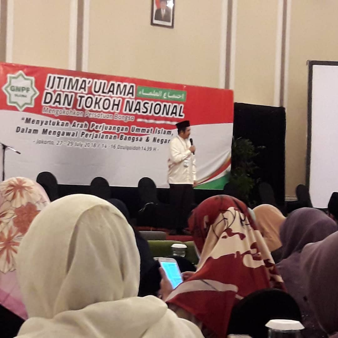 Ustadz Zaitun Rasmin, ”Para ulama harus siap untuk menjadi alat perubahan Untuk sejarah Baru bagi bangsa Indonesia