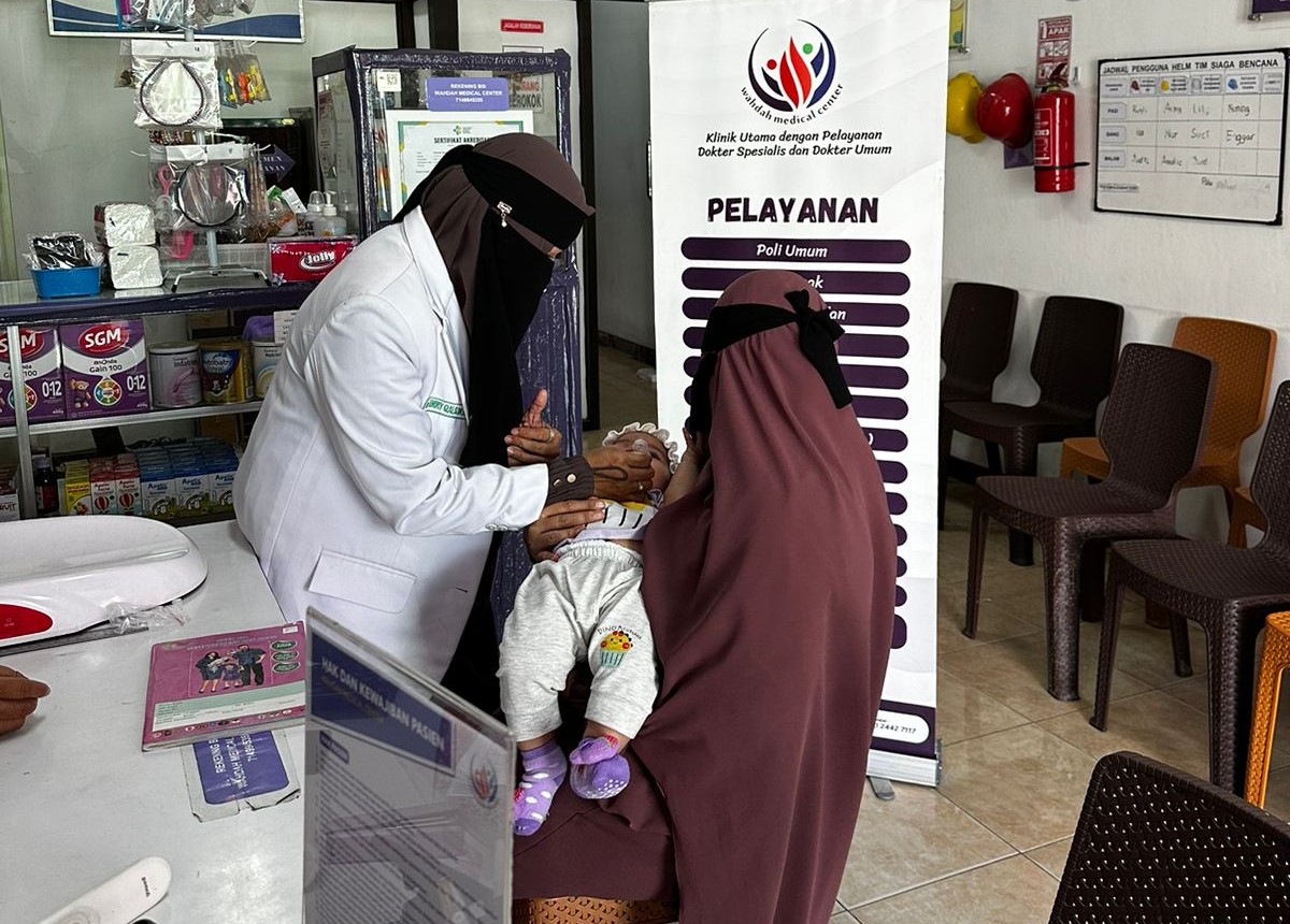Wahdah Medical Center Kota Palu Sukseskan Pekan Imunisasi Nasional (PIN) 2024