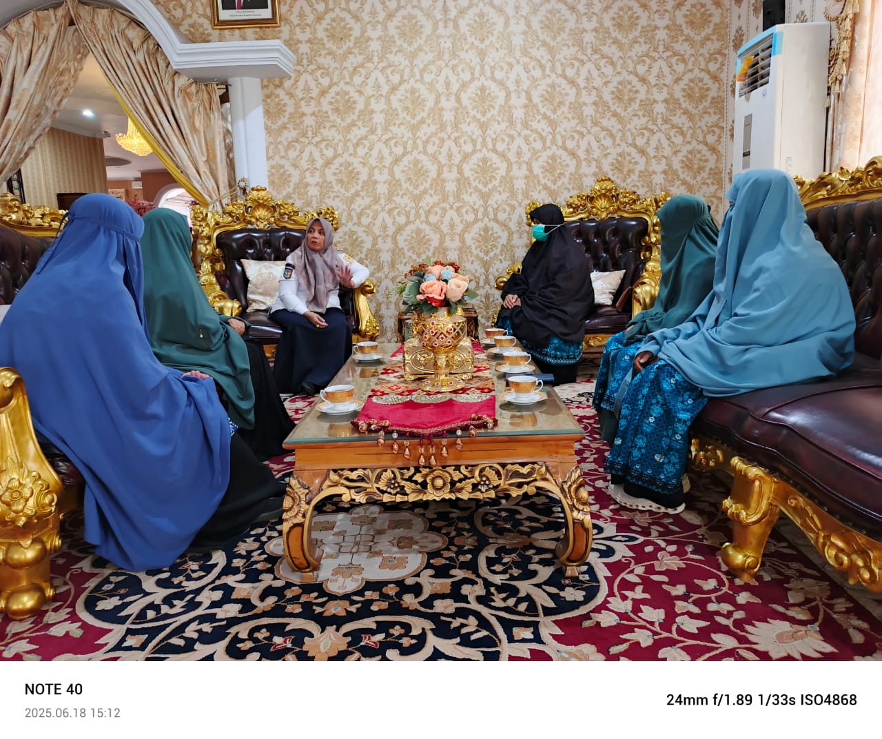 Siap Kolaborasi, Muslimah Wahdah Daerah Sinjai Jalin Silaturrahmi dengan Bupati Sinjai