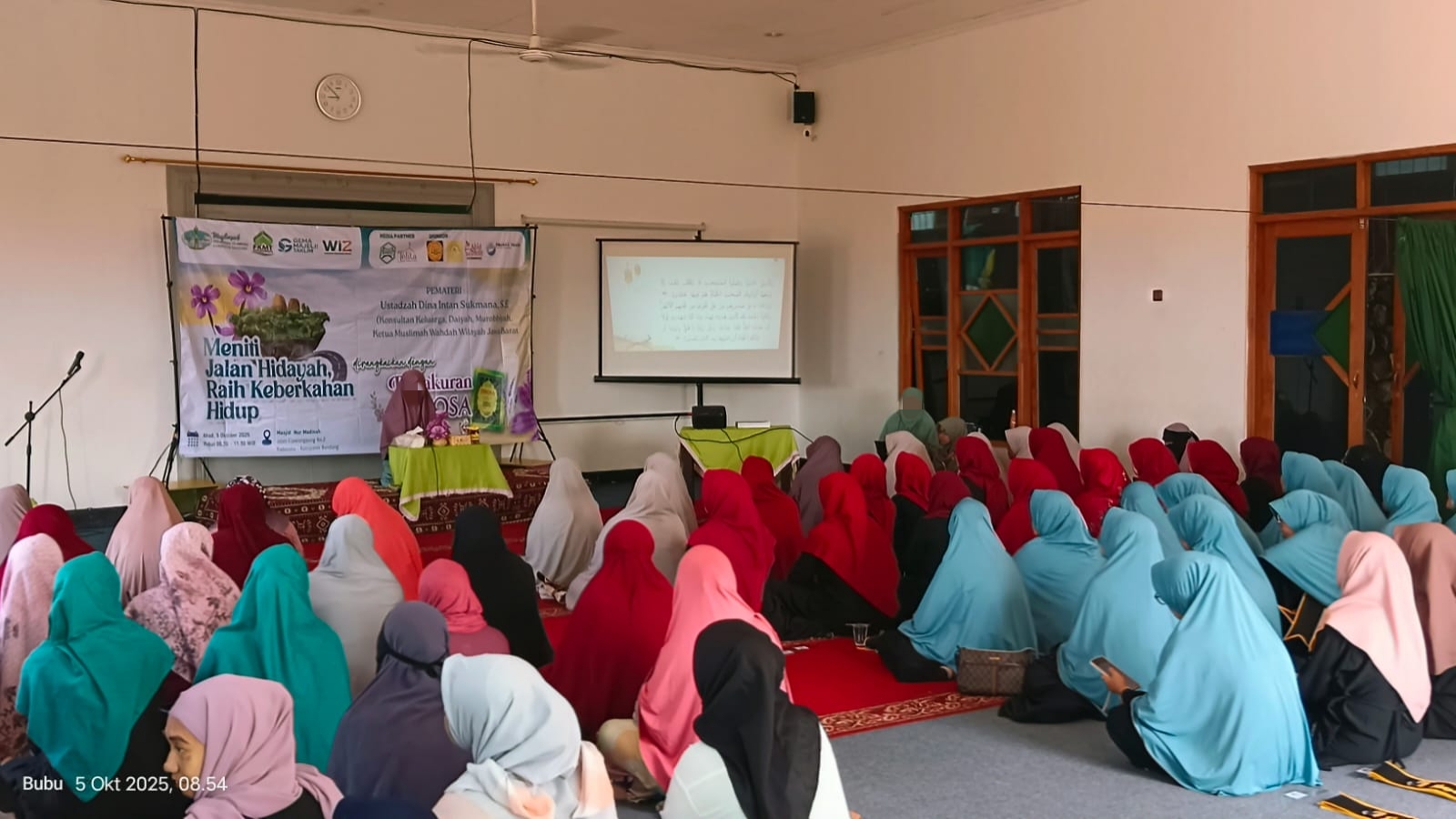 GMT Muslimah DPD Kabupaten Bandung Berbalut Kebersamaan dan Tasyakuran Dirosa
