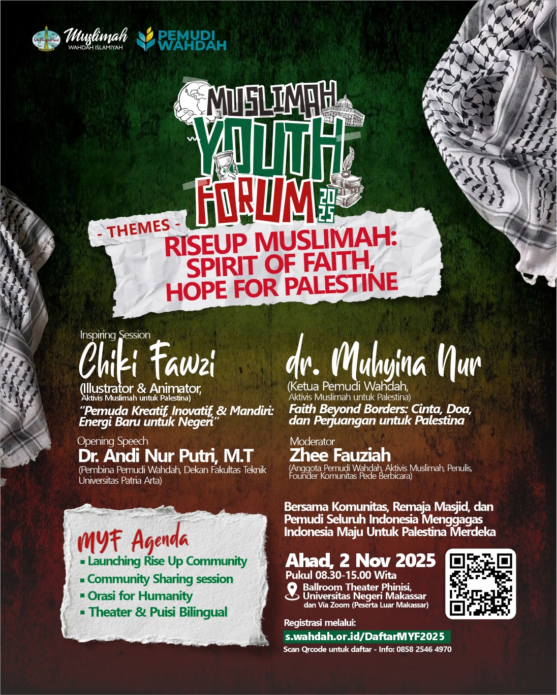 Kebangkitan Pemudi Muslimah: Muslimah Youth Forum 2025 Serukan Solidaritas untuk Palestina