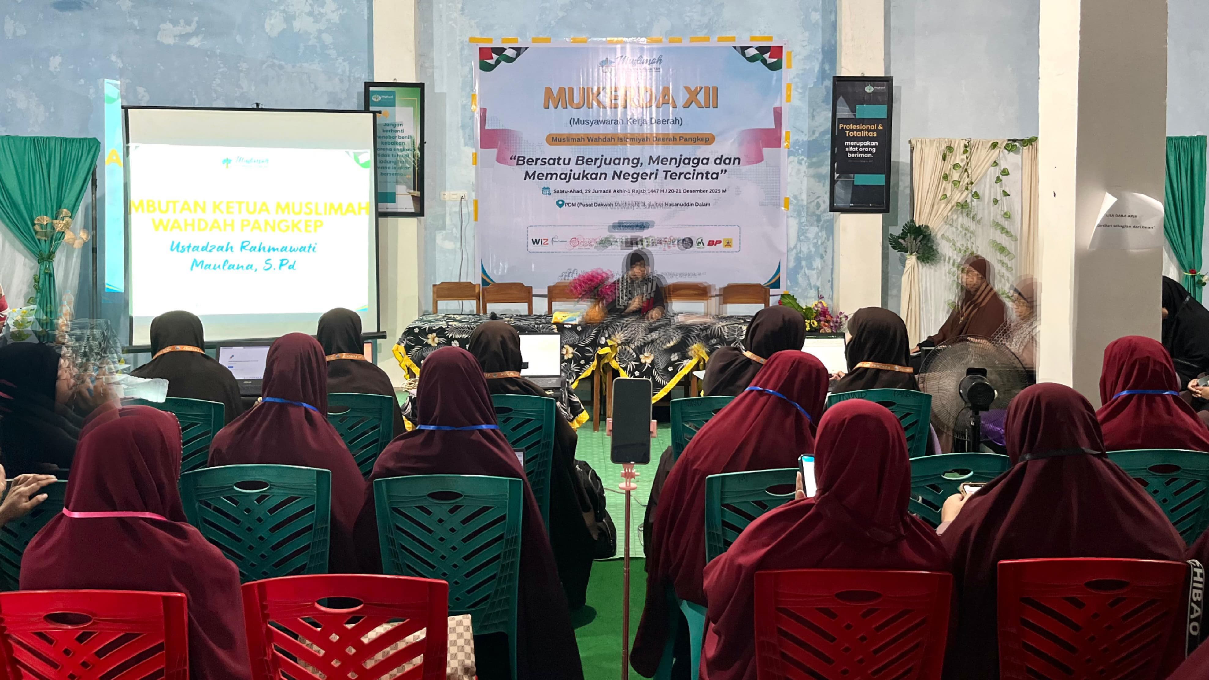 Mukerda Muslimah Wahdah Islamiyah Pangkep Harap Beri Kontribusi Nyata Pembinaan Ummat