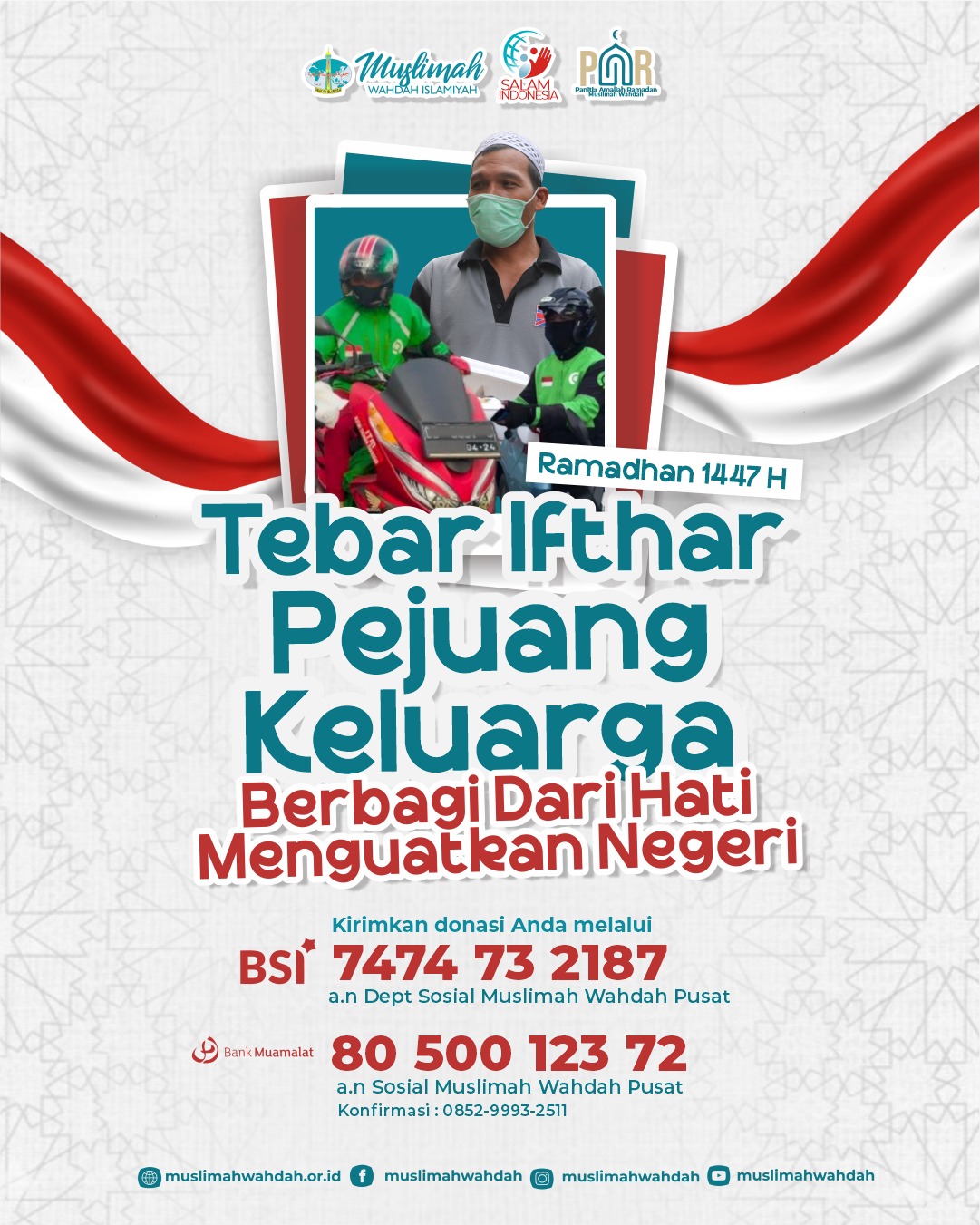 Salam Indonesia Akan Menyapa Driver Online Melalui Tebar Ifthar Pejuang Keluarga