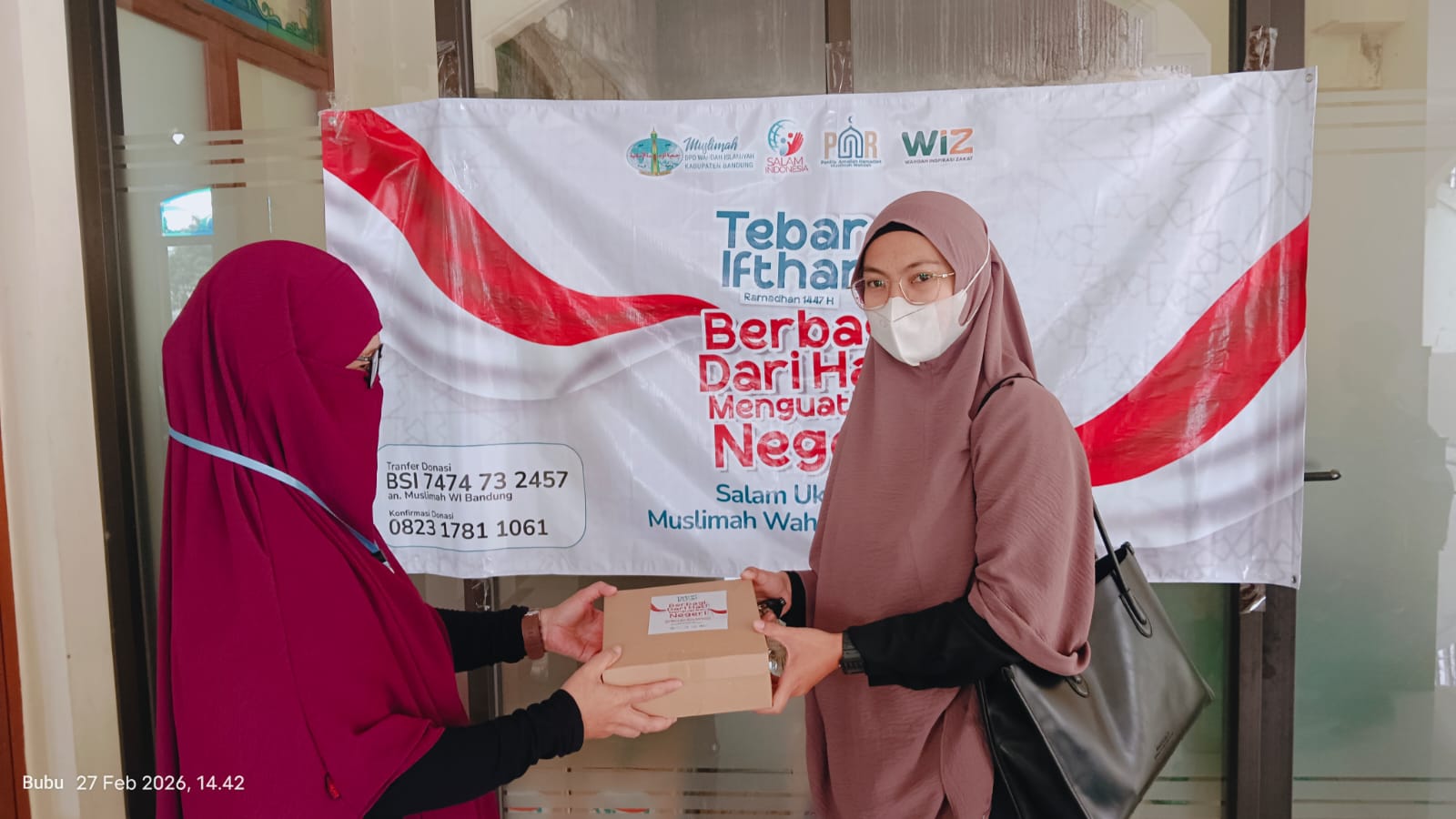 Kokohkan Hati di Bulan Ramadhan, Muslimah DPD Kabupaten Bandung Gelar Kajian Muslimah Dirangkaikan Tebar Ifthar