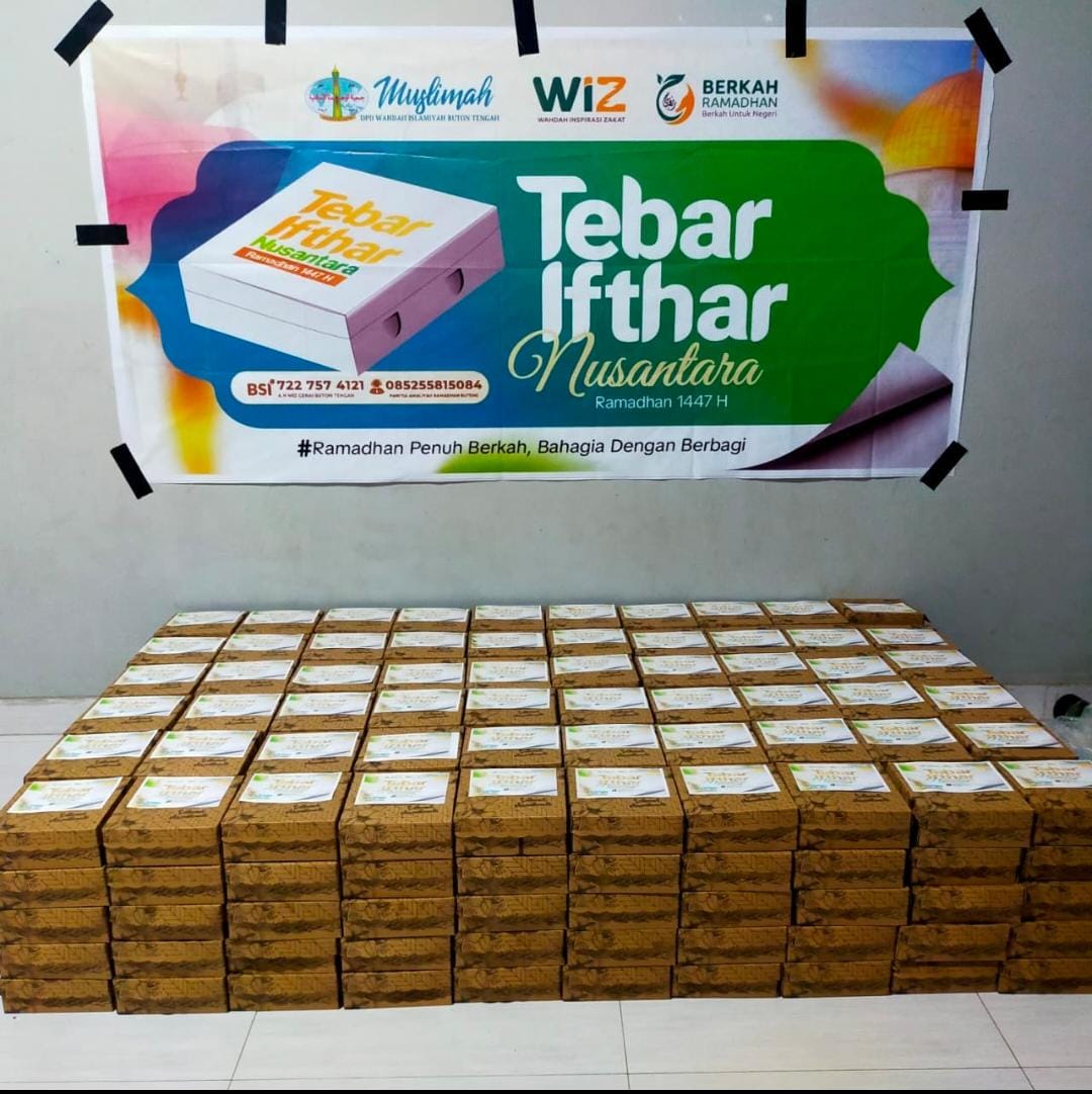 Muslimah Wahdah Buton Tengah Salurkan 1.100 Paket Ifthar, Jangkau Tiga Kecamatan