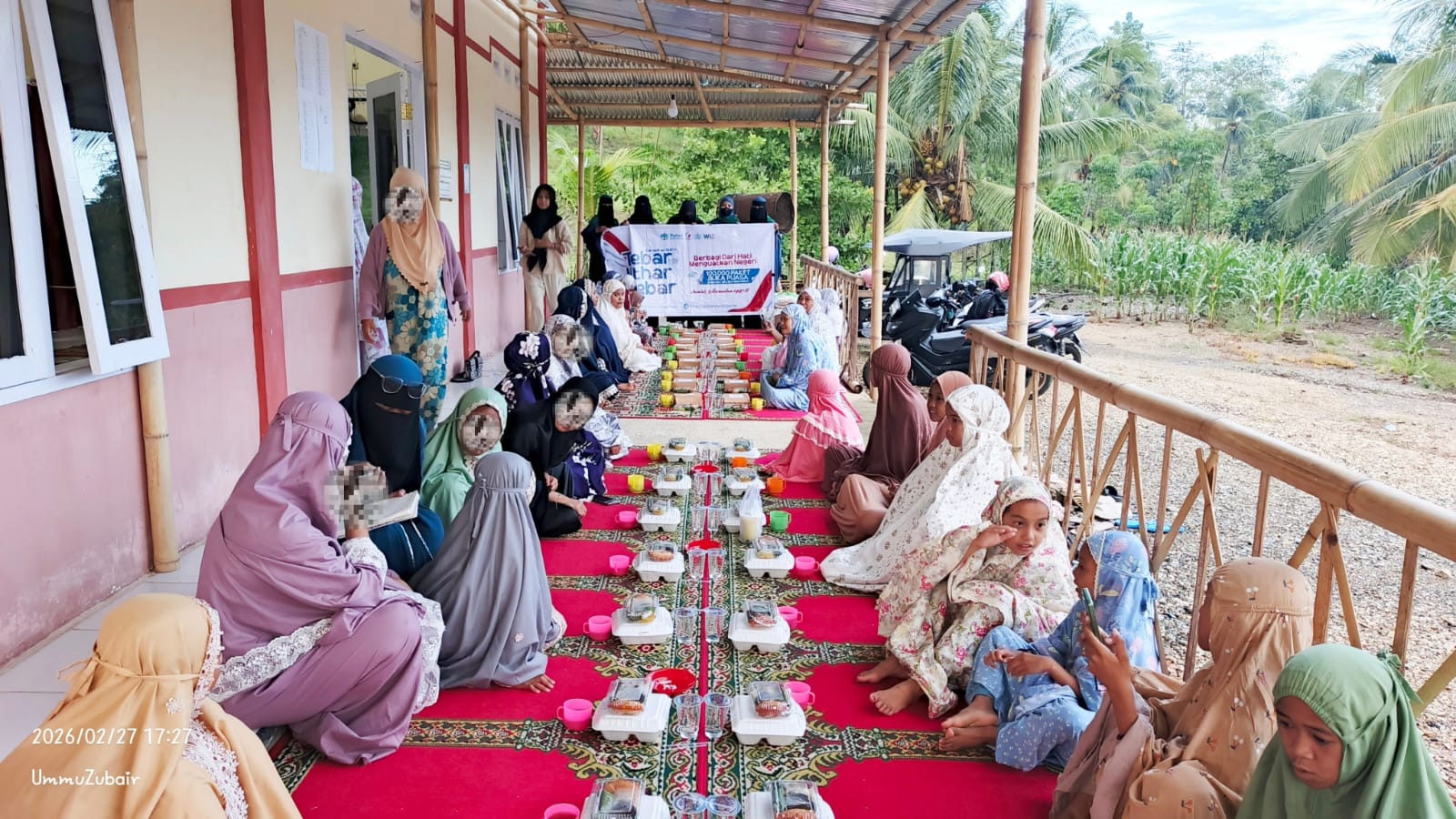 Muslimah Wahdah Boalemo Gelar Ifthar Akbar, 108 Paket Disalurkan di Dulupi