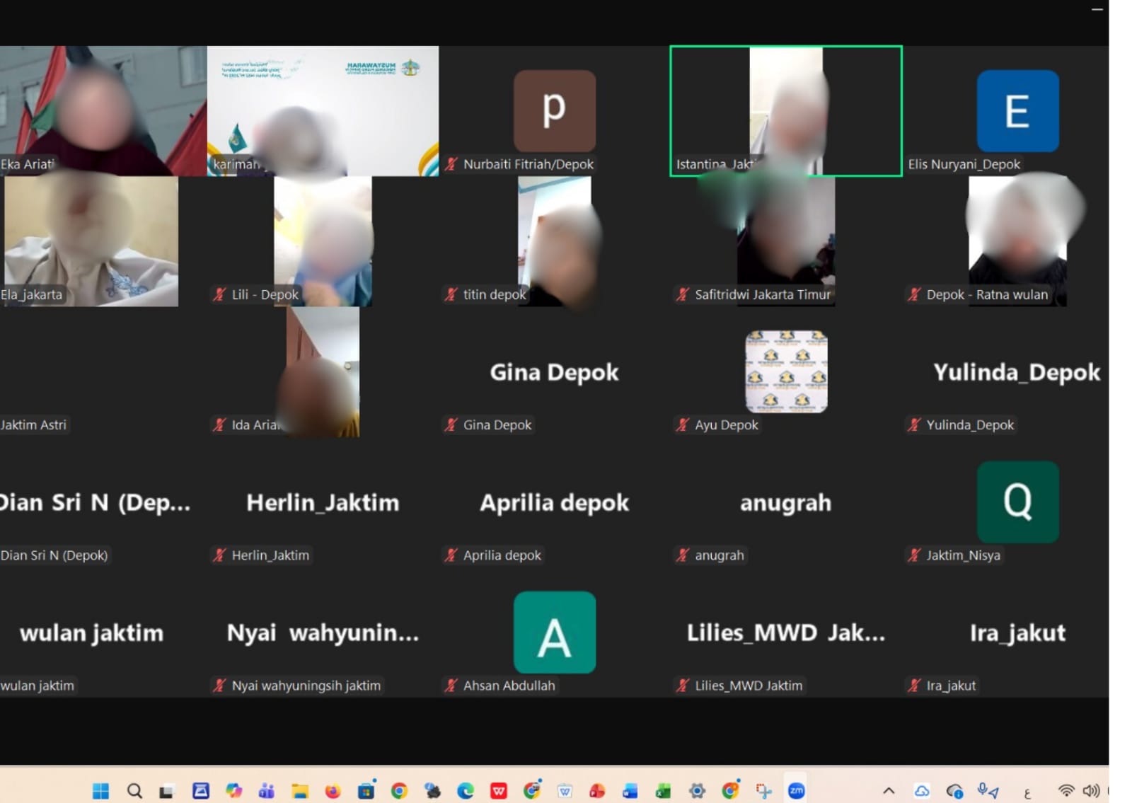 Kajian Pengurus Muslimah Wahdah Islamiyah Jakarta Timur Mengingatkan  Betapa Pentingnya Muhasabah Diri Untuk  Bersinergi Dalam Perjuangan Dakwah