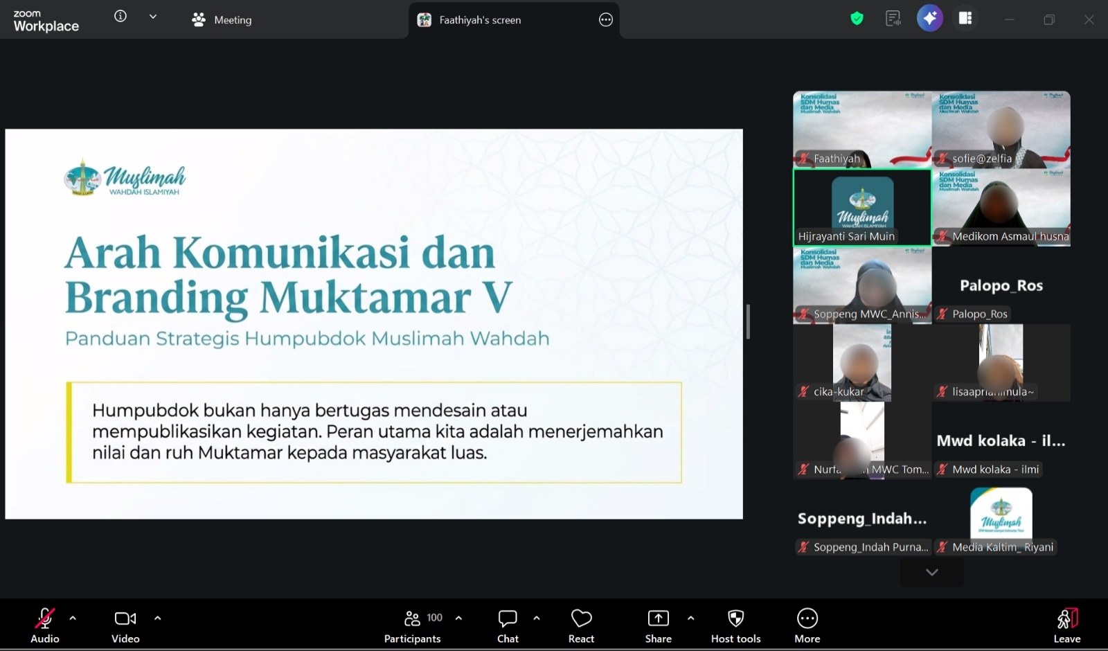 Sambut Muktamar V, Humas dan Medikom Adakan Konsolidasi