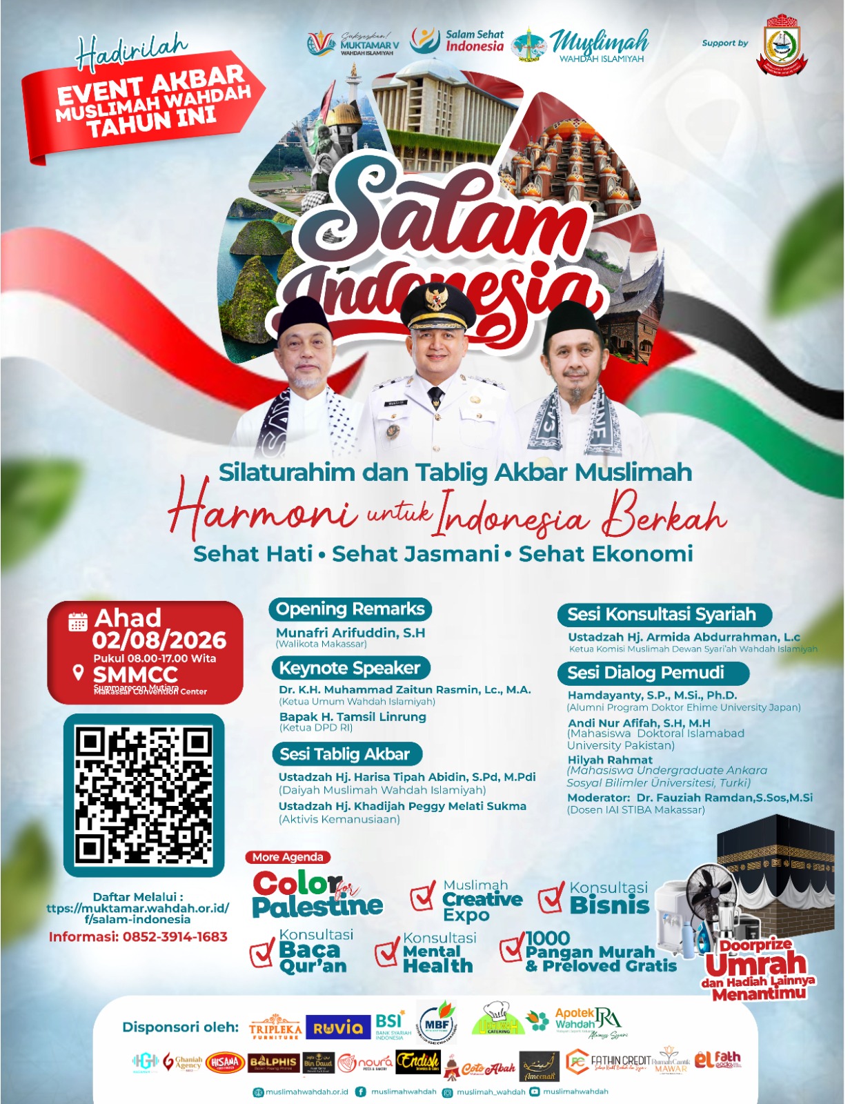 Muslimah Wahdah Bakal Gelar SALAM INDONESIA, Ruang Kolaborasi dan Ukhuwah Muslimah
