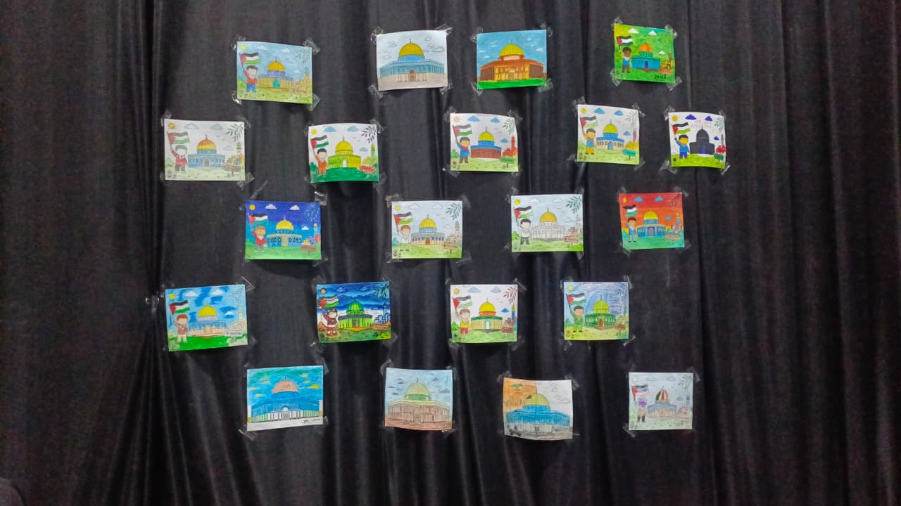 120 Peserta Semarakkan Coloring for Palestine di Salam Indonesia