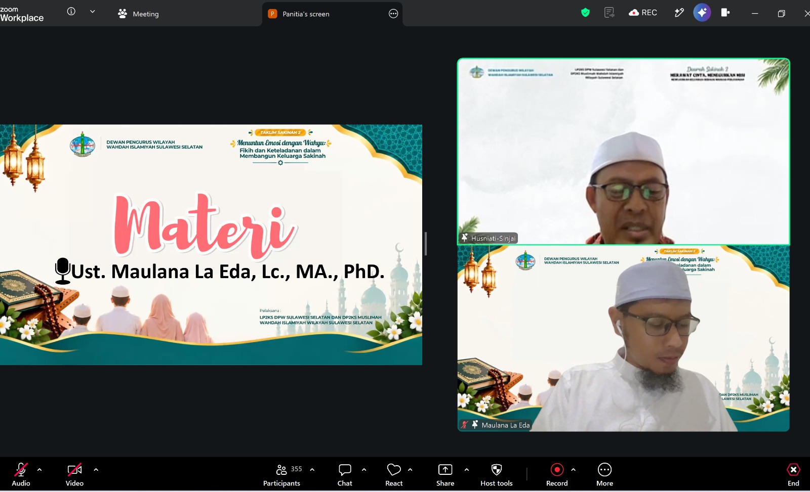 Perkuat Ketahanan Keluarga, Wahdah Islamiyah Sulsel Gelar Taklim Sakinah