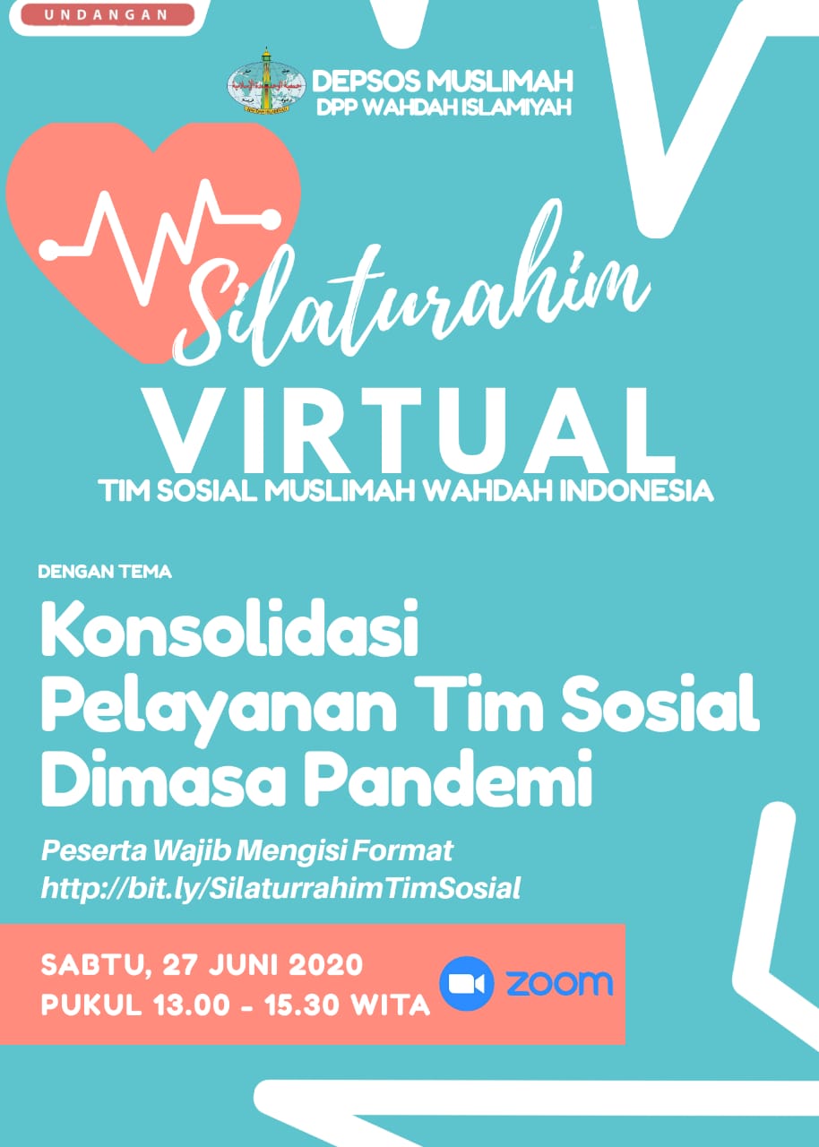 Silaturahim Virtual Tim Sosial Muslimah Wahdah Islamiyah Imbau untuk Perhatikan Protokol Kesehatan