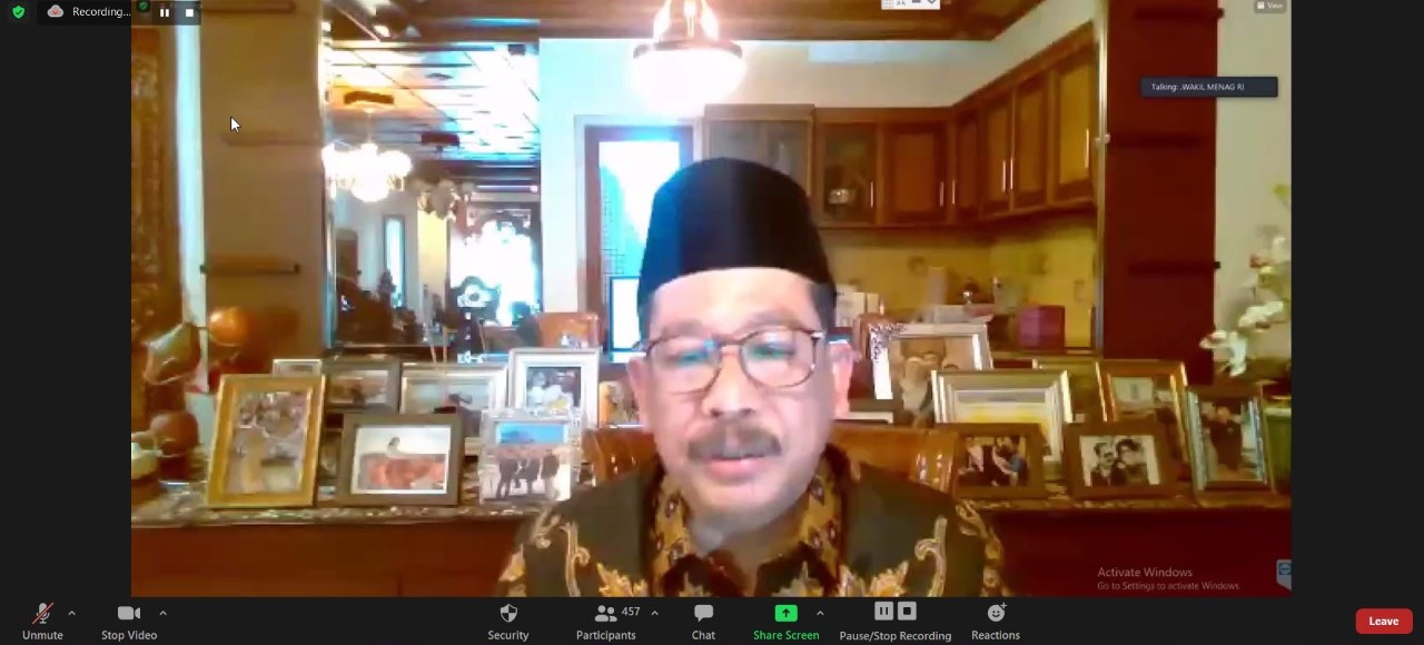 Bicara Nilai Kebangsaan dan Persaudaraan, Wakil Menteri Agama Buka Mukernas XIII Wahdah Islamiyah