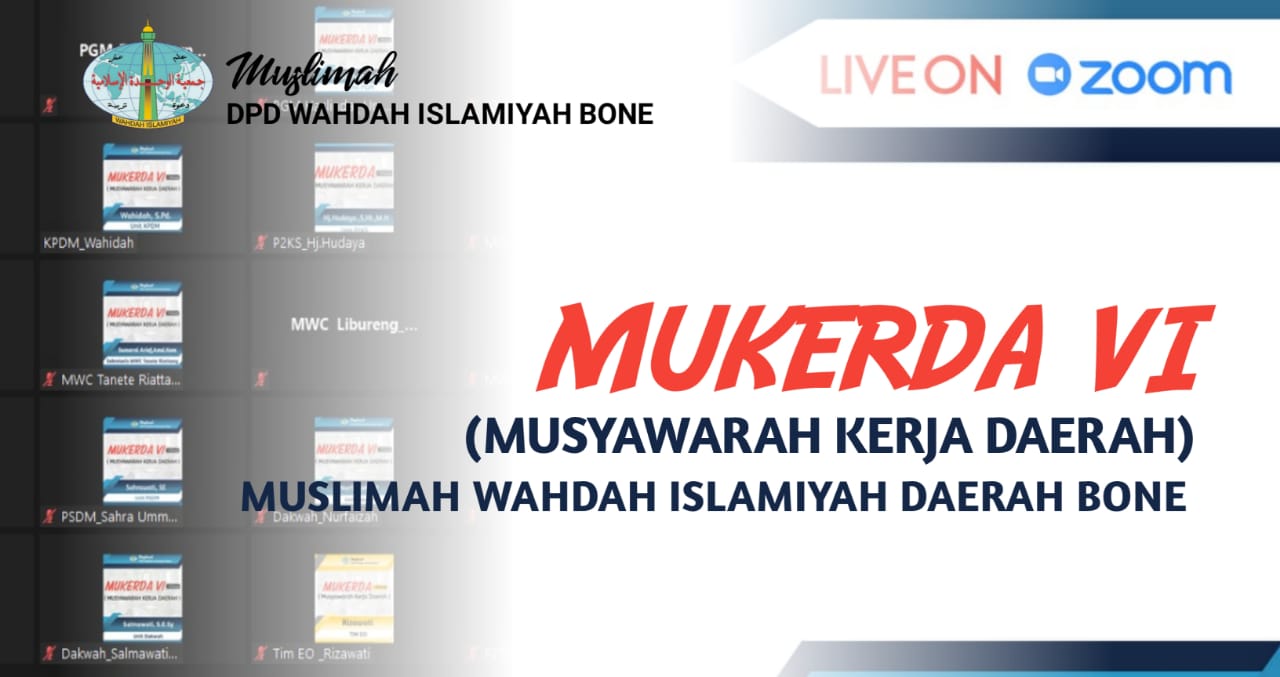 Muslimah Wahdah Bone Gelar MUKERDA VI, Ini Harapan Ketua Muslimah Wahdah Islamiyah Sulsel