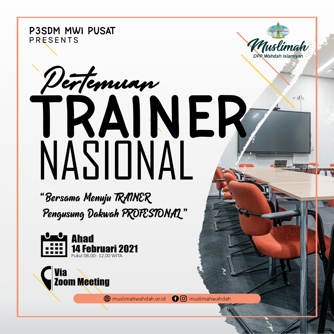 Pertemuan Trainer Nasional, Muslimah Wahdah Pusat Usung Dakwah Profesional