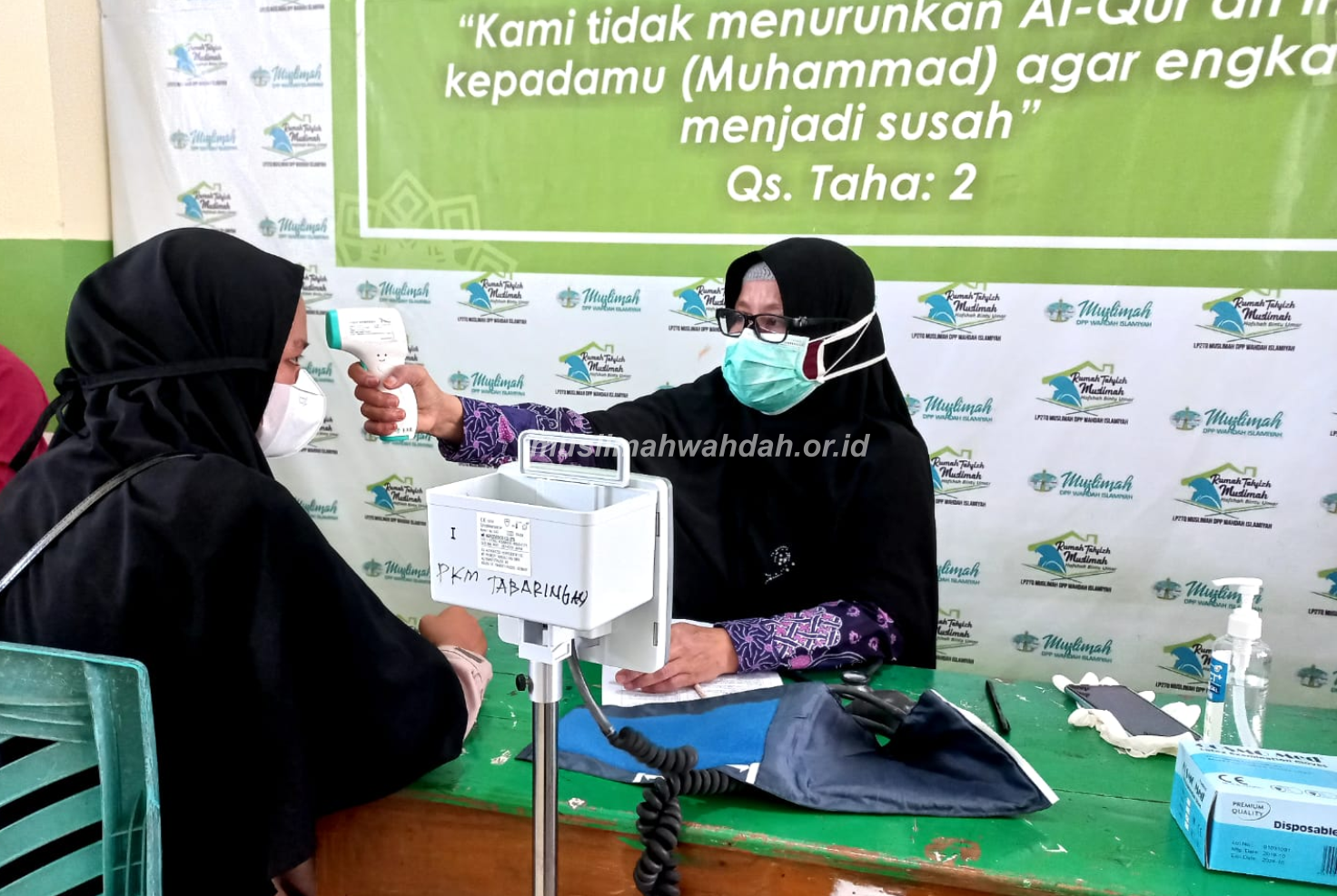 Keluarga Besar Muslimah Wahdah Pusat Melaksanakan Vaksinasi Ditengah Angka Paparan Covid-19 Menurun