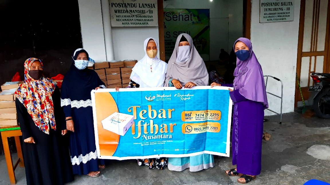 Tebar ifthar 1.440 Paket Daerah istimewa Yogyakarta Disambut Bahagia Oleh Masyarakat