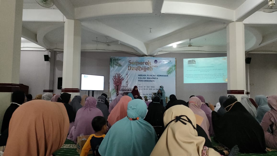 Antusias Peserta Menghadiri Semarak Dzulhijjah Muslimah Wahdah Jakarta Selatan