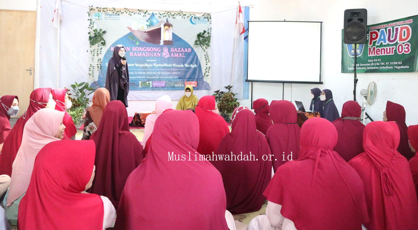 Ajang Silaturahim dan Kerjasama dengan Warga Sorosutan, Daurah Ramadhan MWD Yogyakarta Dikemas dalam Kajian dan Bazar Amal