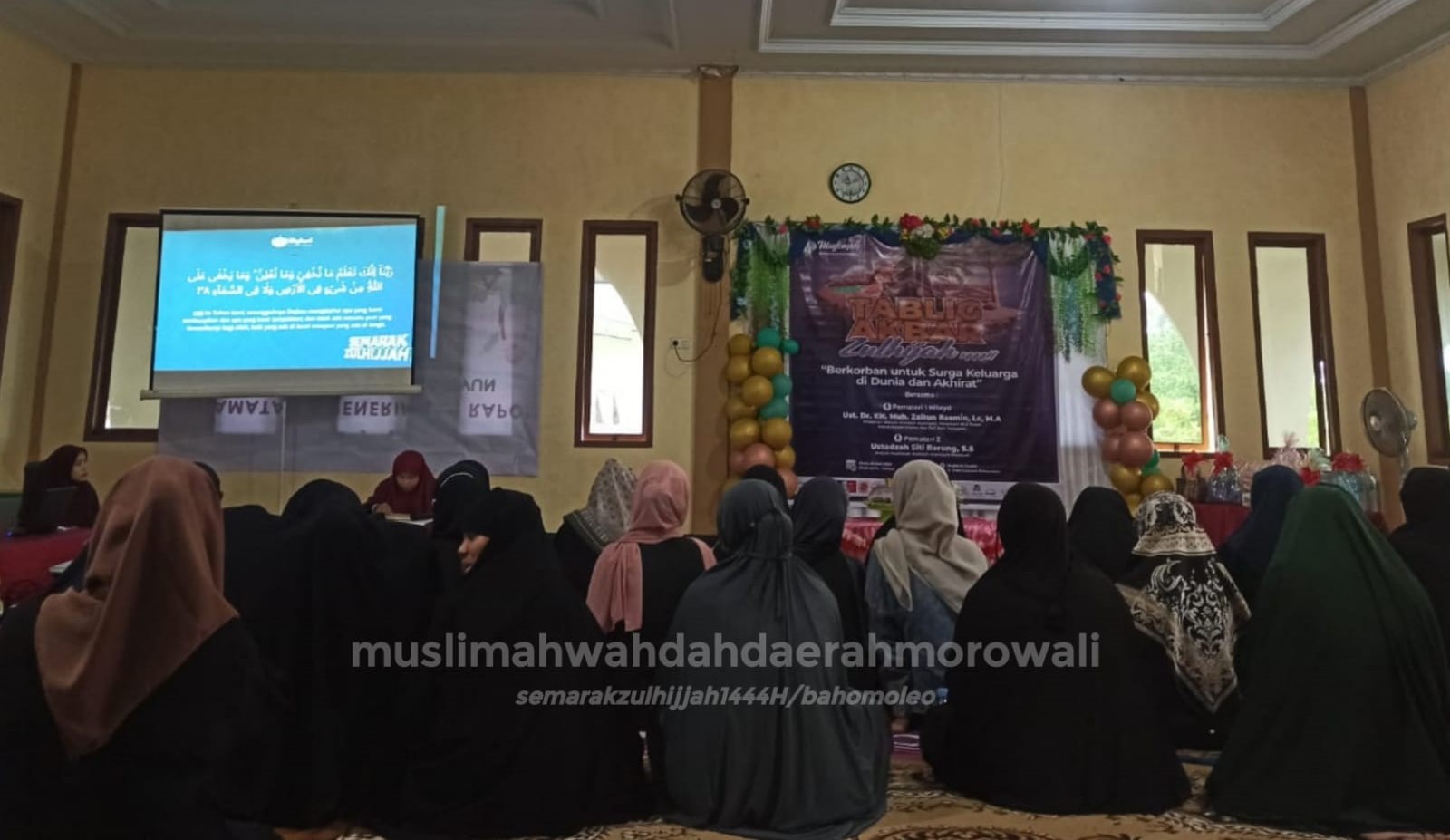 Semarak Zulhijah Muslimah Wahdah Daerah Morowali Usung Tema Berkorban untuk Surga Keluarga di Dunia dan Akhirat